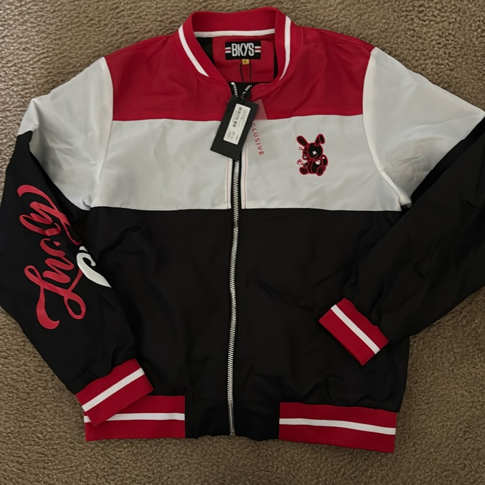 NWT Men’s BKYS lucky Charm exclusive jacket size L